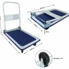 Sparco Folding Platform Truck, 330 Lb. Capacity, Blue/Gray