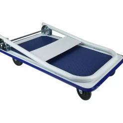 Sparco Folding Platform Truck, 330 Lb. Capacity, Blue/Gray