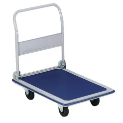 Sparco Folding Platform Truck, 330 Lb. Capacity, Blue/Gray