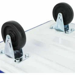 Sparco Folding Platform Truck, 330 Lb. Capacity, Blue/Gray