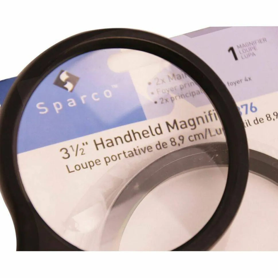 Sparco Handheld Magnifier, 3 1/2" Diameter