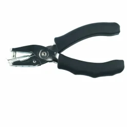 Sparco Handheld Slot Punch With Cushioned Grip, 6 mm, Silver/Black
