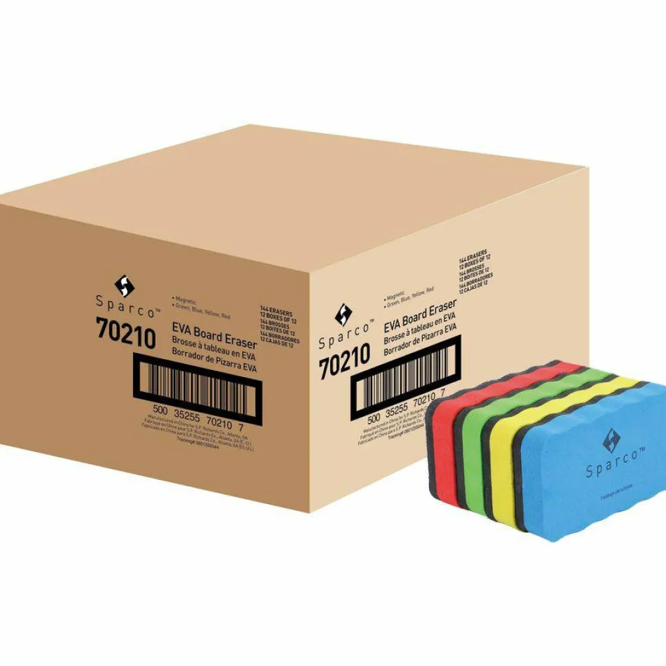 Sparco Magnetic Whiteboard Erasers