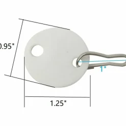 Sparco Oval Key Tags