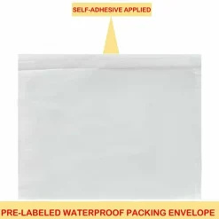 Sparco Plain Back 7" Envelopes - Packing List - 7"x 5 1/2" - 70 g/m² - Self-adhesive Seal - Paper, Low Density Polyethylene (LDPE) - 1000/Box - White