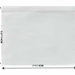 Sparco Plain Back 7" Envelopes - Packing List - 7"x 5 1/2" - 70 g/m² - Self-adhesive Seal - Paper, Low Density Polyethylene (LDPE) - 1000/Box - White