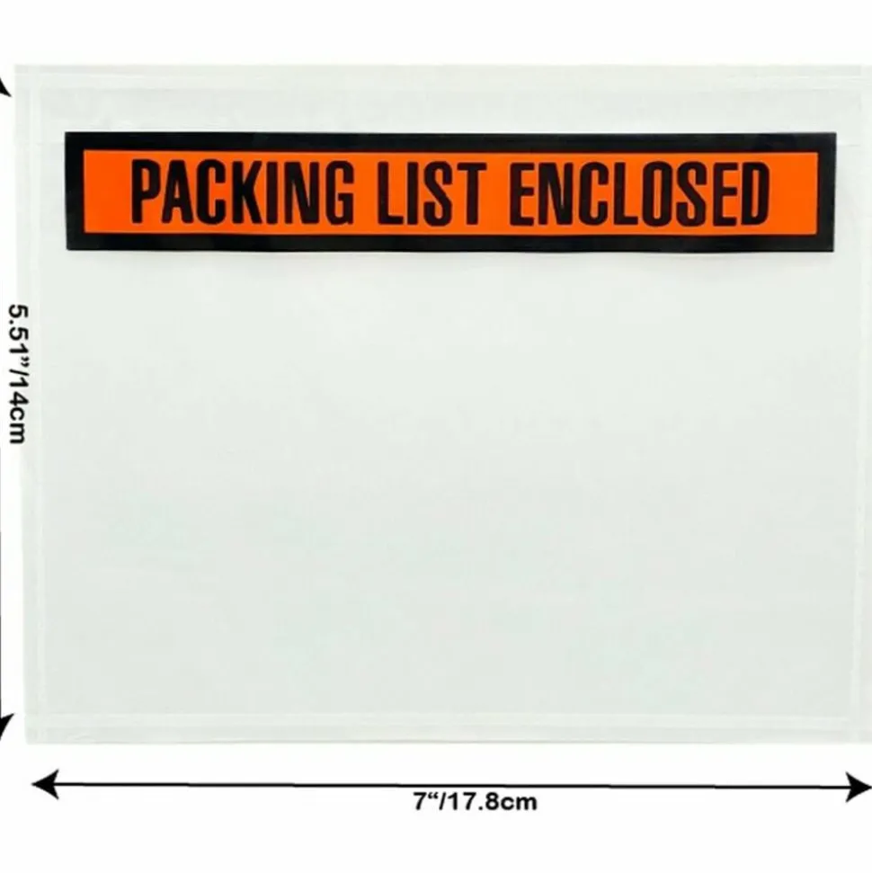 Sparco Pre-labeled Packing Slip Envelope - Packing List - 7"x 5 1/2" - 70 g/m² - Self-adhesive Seal - 41925