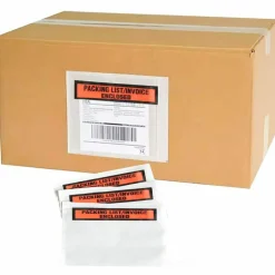 Sparco Pre-Labeled Waterproof Packing Envelopes - Packing List - 4 1/2"x 5 1/2" - Self-adhesive Seal - 41926