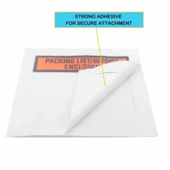 Sparco Pre-Labeled Waterproof Packing Envelopes - Packing List - 4 1/2