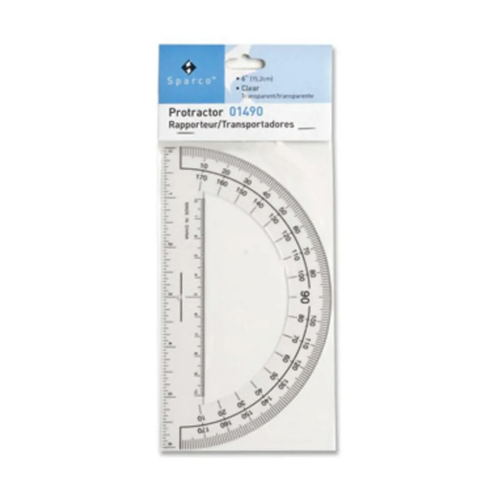 Sparco Professional Protractor, Clear