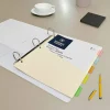 Sparco Ring Binder Pocket Tab Dividers, 8 1/2" x 11", Assorted, Set Of 5