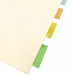 Sparco Ring Binder Pocket Tab Dividers, 8 1/2