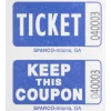 Sparco Roll Tickets - Blue - 2000/Roll