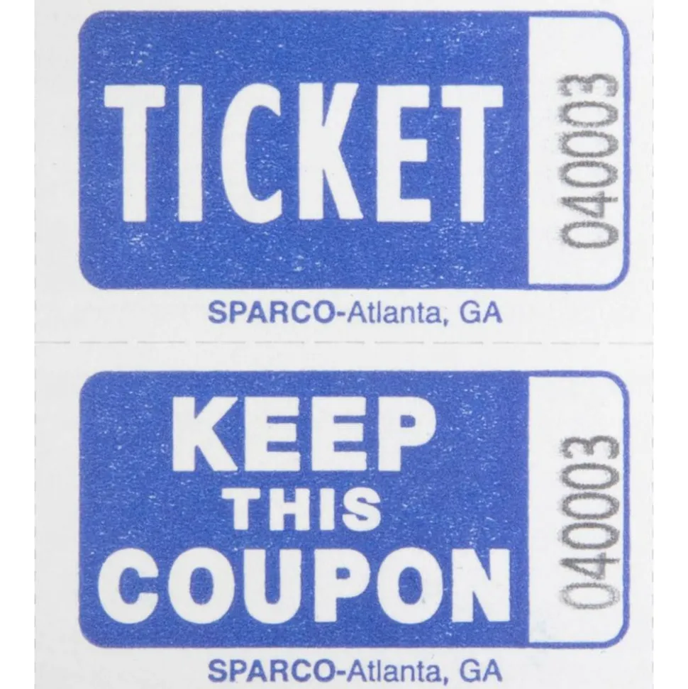 Sparco Roll Tickets - Blue - 2000/Roll