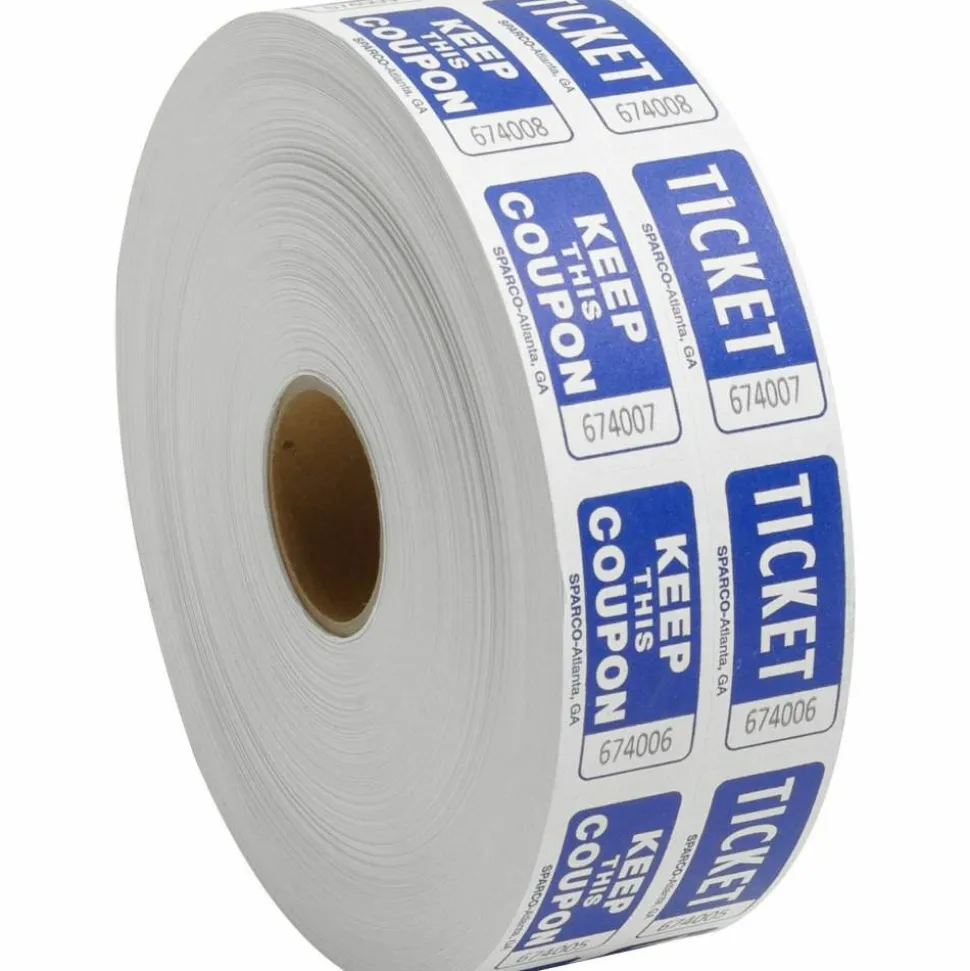 Sparco Roll Tickets - Blue - 2000/Roll