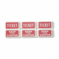 Sparco Roll Tickets - Red - 2000/Roll