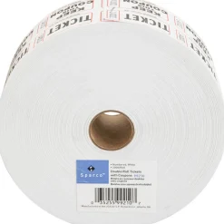 Sparco Roll Tickets - White - 2000/Roll
