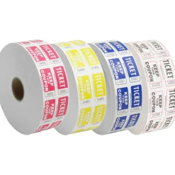 Sparco Roll Tickets - Yellow - 2000/Roll