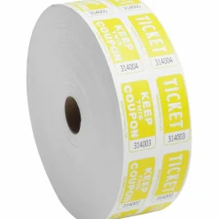Sparco Roll Tickets - Yellow - 2000/Roll