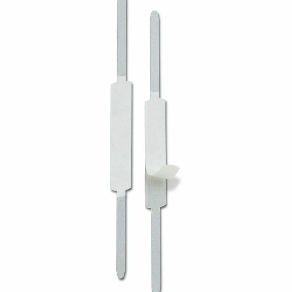 Sparco Self-Adhesive Folder Fasteners - 2" Size Capacity - 480 Sheet Capacity - 100 / Box - Silver