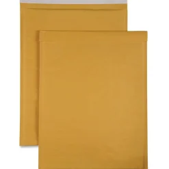 Sparco Size 7 Bubble Cushioned Mailers - Bubble - #7 - 14 1/4" Width x 20" Length - Self-sealing - Kraft - Kraft - 50 / Carton