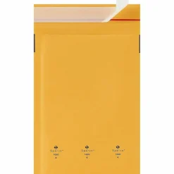 Sparco Size 0 Bubble Cushioned Mailers - Bubble - #0 - 6" Width x 10" Length - Self-sealing - Kraft - Kraft - 200 / Carton