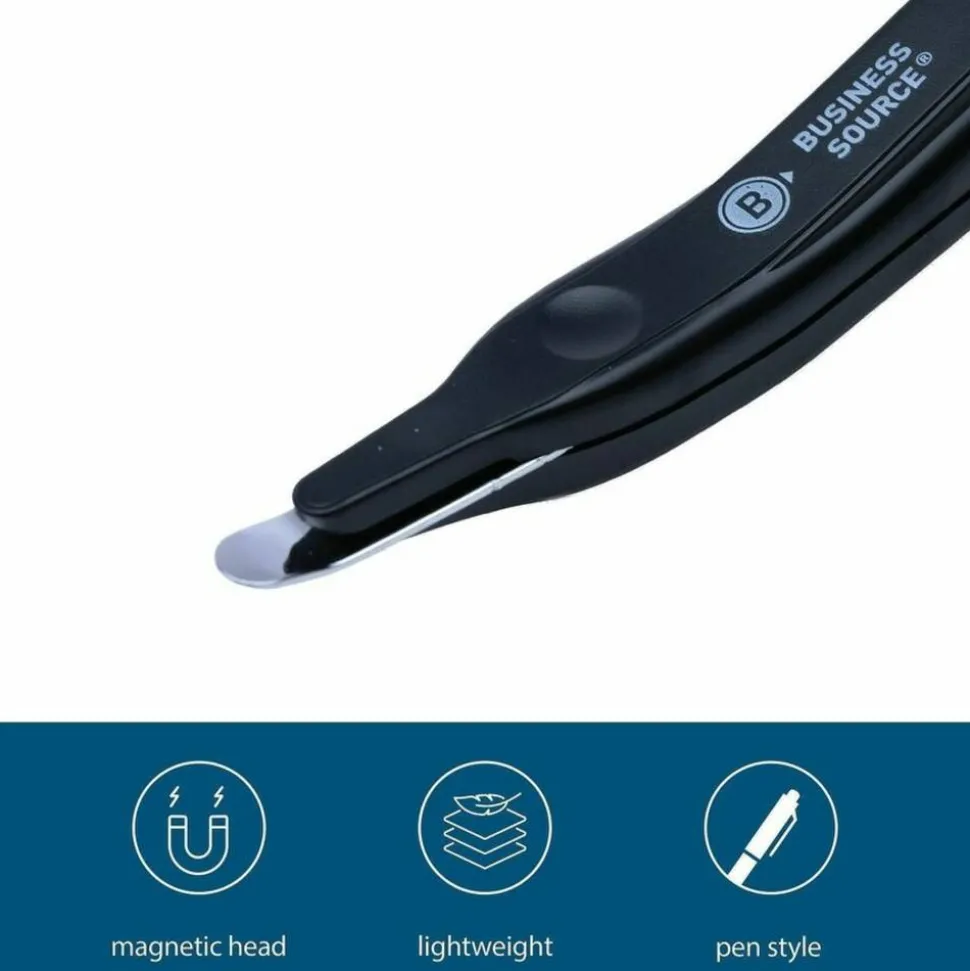 Sparco Staple Remover - Pen Style - Plastic - Black