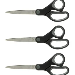 Sparco Straight Scissors w/Rubber Grip Handle