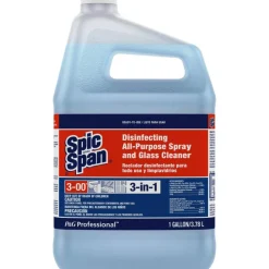 Spic And Span 3 in-1 All-Purpose Glass Cleaner Spray, Fresh Scent, 128 Oz Bottle