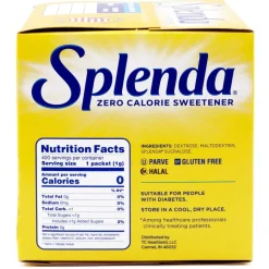 Splenda Artificial Sweetener Packets, Box Of 400 Packets