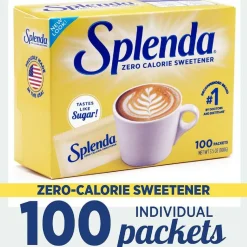 Splenda No Calorie Sweetener Packets - Packet - 0 lb (0 oz) - Artificial Sweetener - 1200/Carton