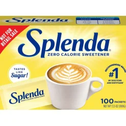 Splenda No Calorie Sweetener Packets - Packet - 0 lb (0 oz) - Artificial Sweetener - 1200/Carton