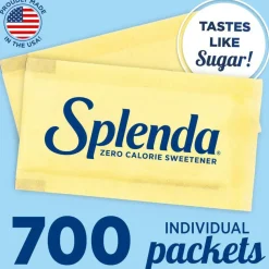 Splenda No-Calorie Sweetener Packets, Box Of 700 Packets
