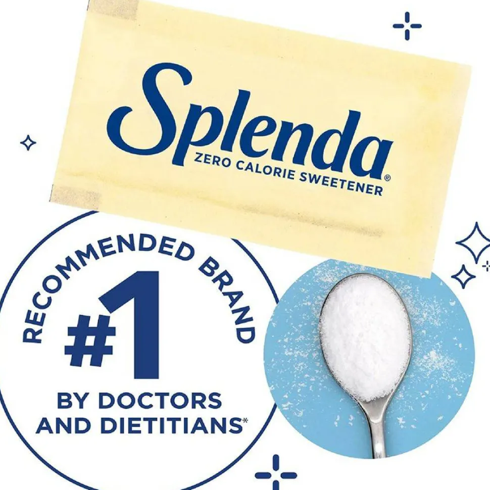 Splenda Single-serve Sweetener Packets - Packet - 0.035 oz (1 g) - Artificial Sweetener - 6/Carton - 400 Per Box