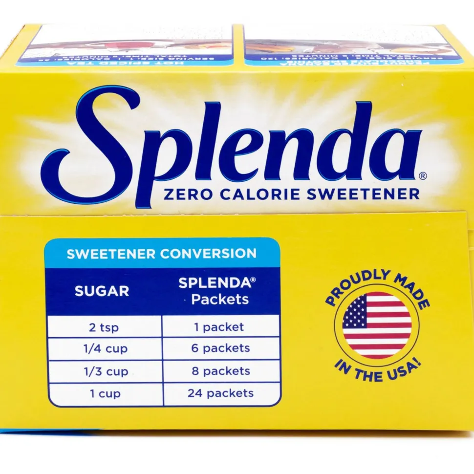 Splenda Single-serve Sweetener Packets - Packet - 0.035 oz (1 g) - Artificial Sweetener - 6/Carton - 400 Per Box