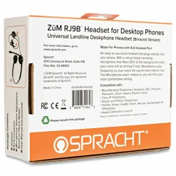 Spracht ZUMRJ9B Headset - Stereo - RJ-9 - Wired - Over-the-head - Binaural