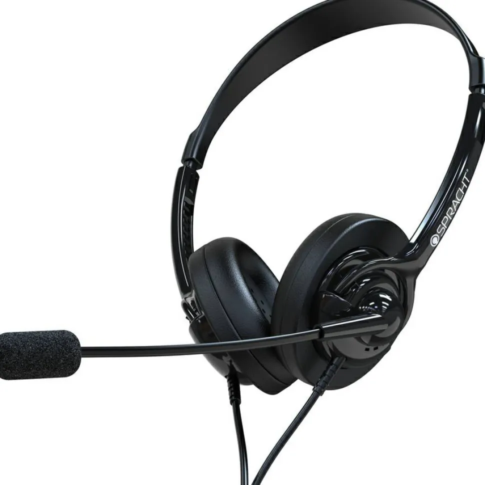 Spracht ZuM ZuM350B Binaural Over The Head Headset, Black