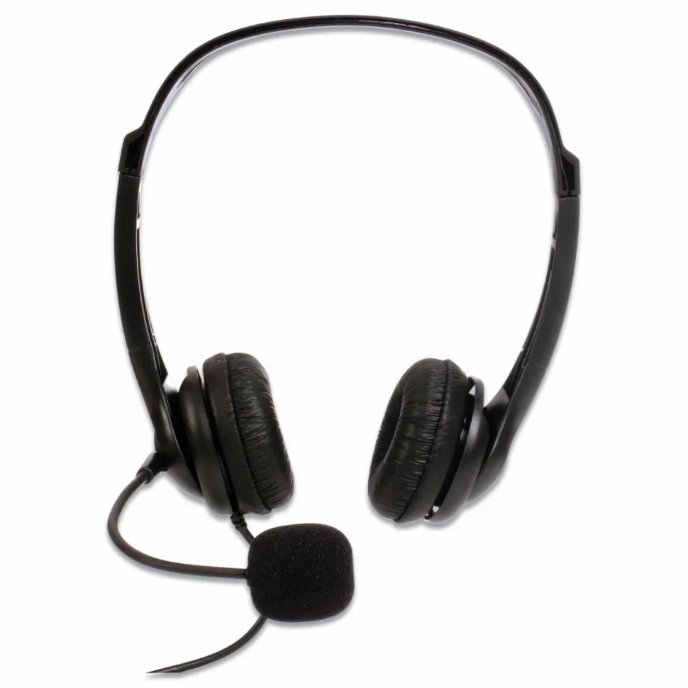 Spracht ZuM ZuM350B Binaural Over The Head Headset, Black