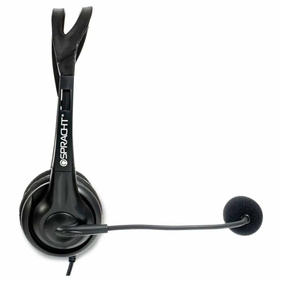 Spracht ZuM ZuM350B Binaural Over The Head Headset, Black