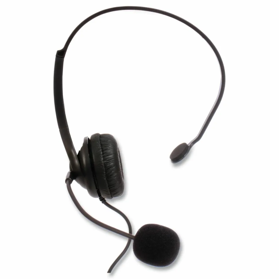 Spracht ZuM ZuM350M Monaural Over The Head Headset, Black