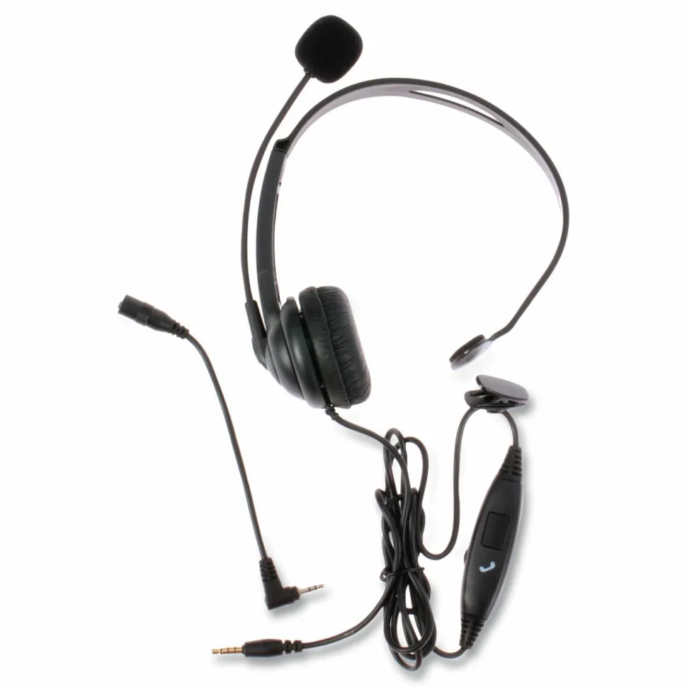 Spracht ZuM ZuM350M Monaural Over The Head Headset, Black