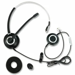 Spracht ZuM ZuMRJ9M Monaural Over The Head Headset, Black