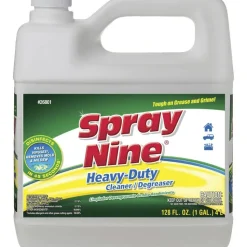 Spray Nine Heavy-Duty Cleaner And Degreaser Disinfectant Liquid, 128 Oz Bottle