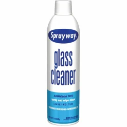 Sprayway Glass Cleaner, 19 oz Aerosol Spray, 12/Carton