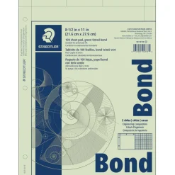 Staedtler Engineering Computation Pad, 5 x 5 Grid, 100 Sheets