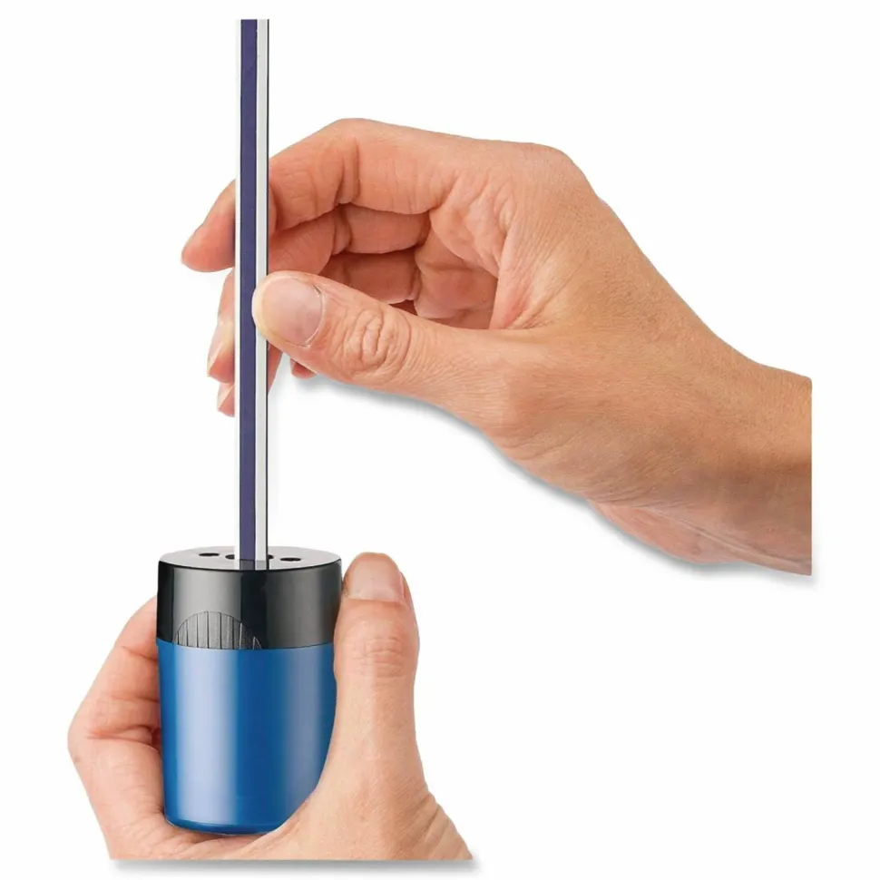 Staedtler Single Hole Handheld Cylinder Pencil Sharpener, Assorted Colors