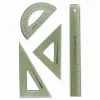 Staedtler Mars College Combination Set With Ruler, Protractor, Triangles