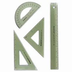Staedtler Mars College Combination Set With Ruler, Protractor, Triangles