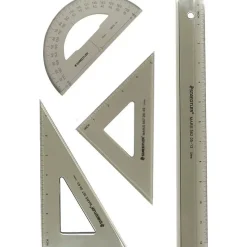 Staedtler Mars College Combination Set With Ruler, Protractor, Triangles