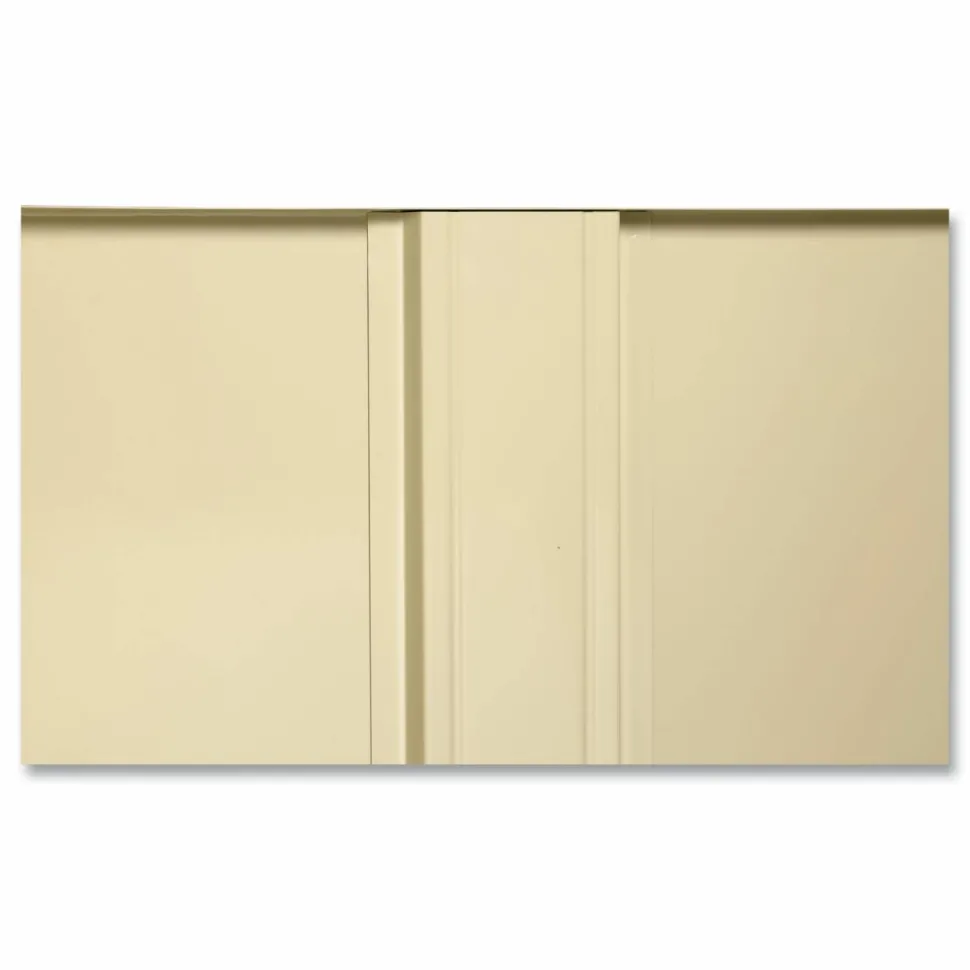 Standard Storage Cabinet, 4 Adjustable Shelves, 18"W x 72"D, Putty